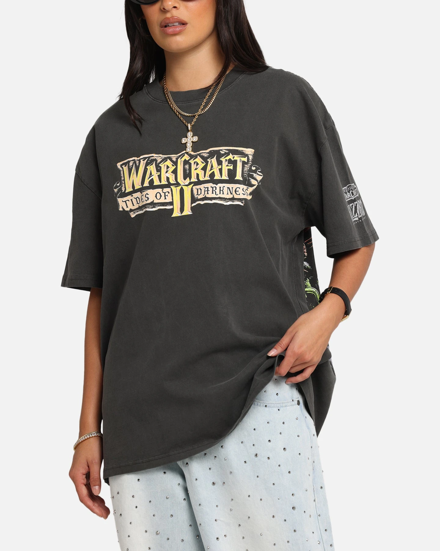 American Thrift X Warcraft II: Tides Of Darkness Heavy T-Shirt Black Wash 9 American Thrift X Warcraft II: Tides Of Darkness Heavy T-Shirt Black Wash - Image 7
