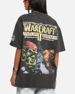 American Thrift X Warcraft II: Tides Of Darkness Heavy T-Shirt Black Wash 17 American Thrift X Warcraft II: Tides Of Darkness Heavy T-Shirt Black Wash -Culture Kings Shop 02053946 YB295 womens 0080