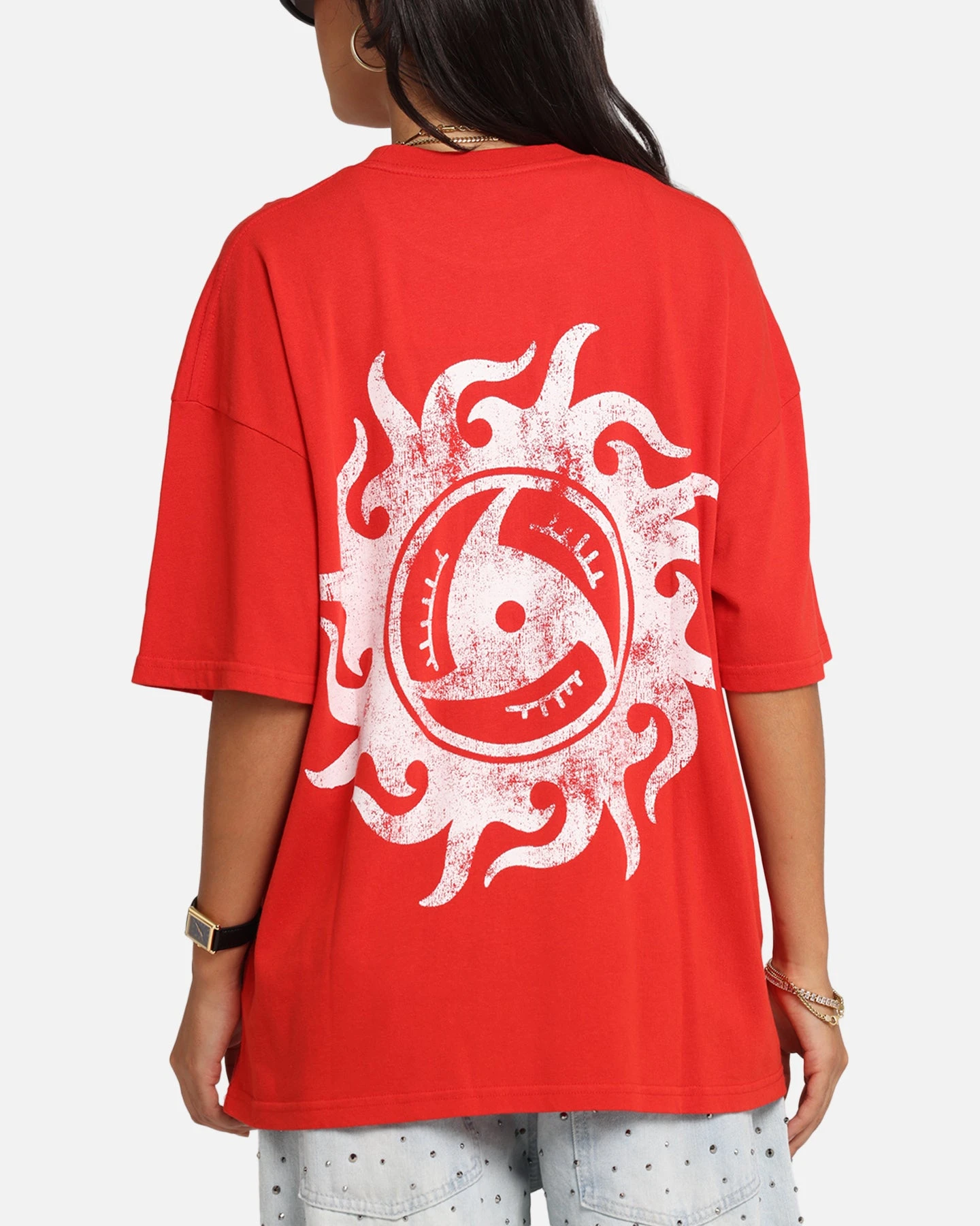 73 Studio X Naruto Chibi Itachi Vintage T-Shirt Red 10 73 Studio X Naruto Chibi Itachi Vintage T-Shirt Red - Image 8