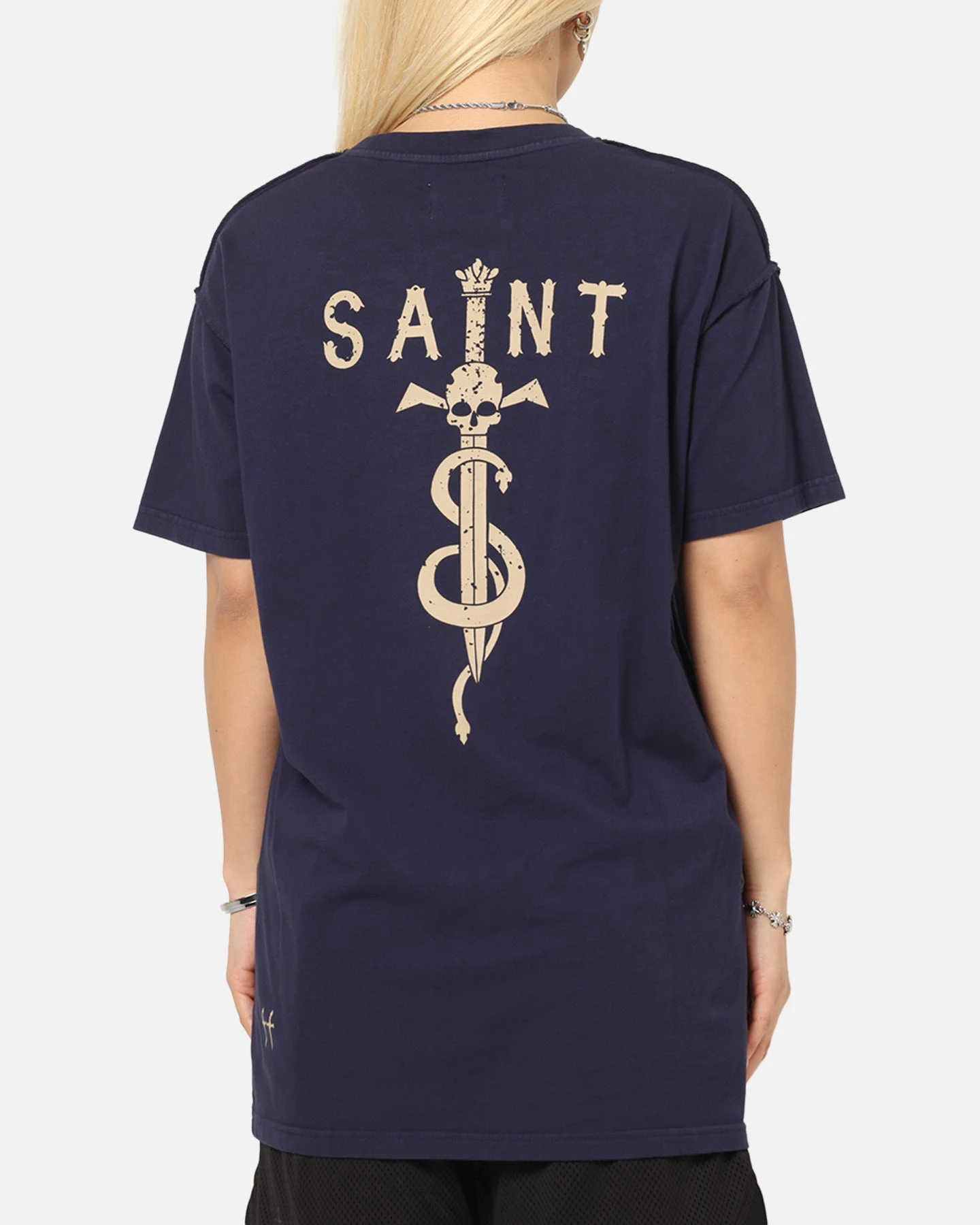 Saint Morta Daggers Lafayette T-Shirt Indigo 3 Saint Morta Daggers Lafayette T-Shirt Indigo