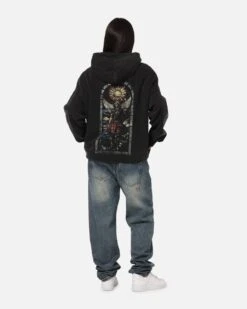 Saint Morta Kingdomcome Boxy Zip Hoodie Black -Culture Kings Shop 02054135 YB001 womens 0030