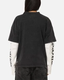 Saint Morta Kingdomcome Long Sleeve T-Shirt Vintage Black -Culture Kings Shop 02054136 YV013 womens 0030