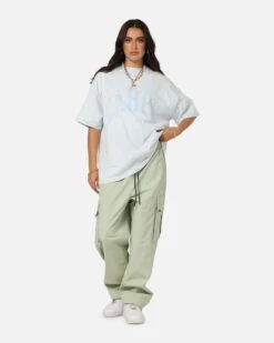 Carre Con Star Oversized T-Shirt Baby Blue -Culture Kings Shop 02054148 YB393 womens 0030