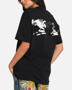 Carre Tag Mockneck T-Shirt Black -Culture Kings Shop 02054155 YB001 womens 0070