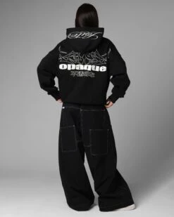 Loiter Opaque Premium Hoodie Black 12 Loiter Opaque Premium Hoodie Black -Culture Kings Shop 02054161 YB001 womens 0030