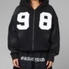 Loiter Cosmos Hoodie Washed Black -Culture Kings Shop 02054165 YW607 womens 0010