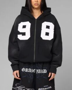 Loiter Cosmos Hoodie Washed Black