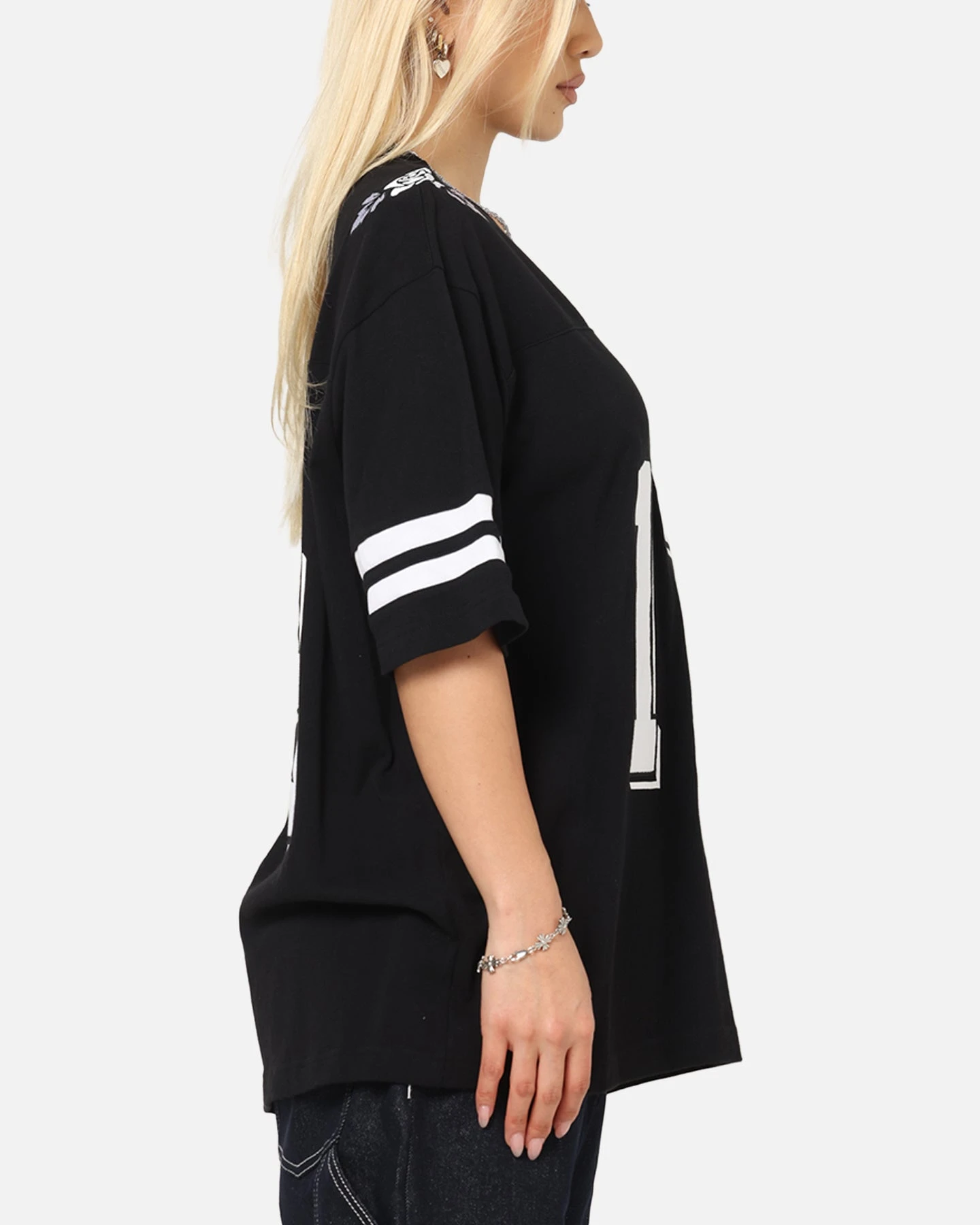 Carre Rose Bowl Football T-Shirt Black/White 7 Carre Rose Bowl Football T-Shirt Black/White - Image 5