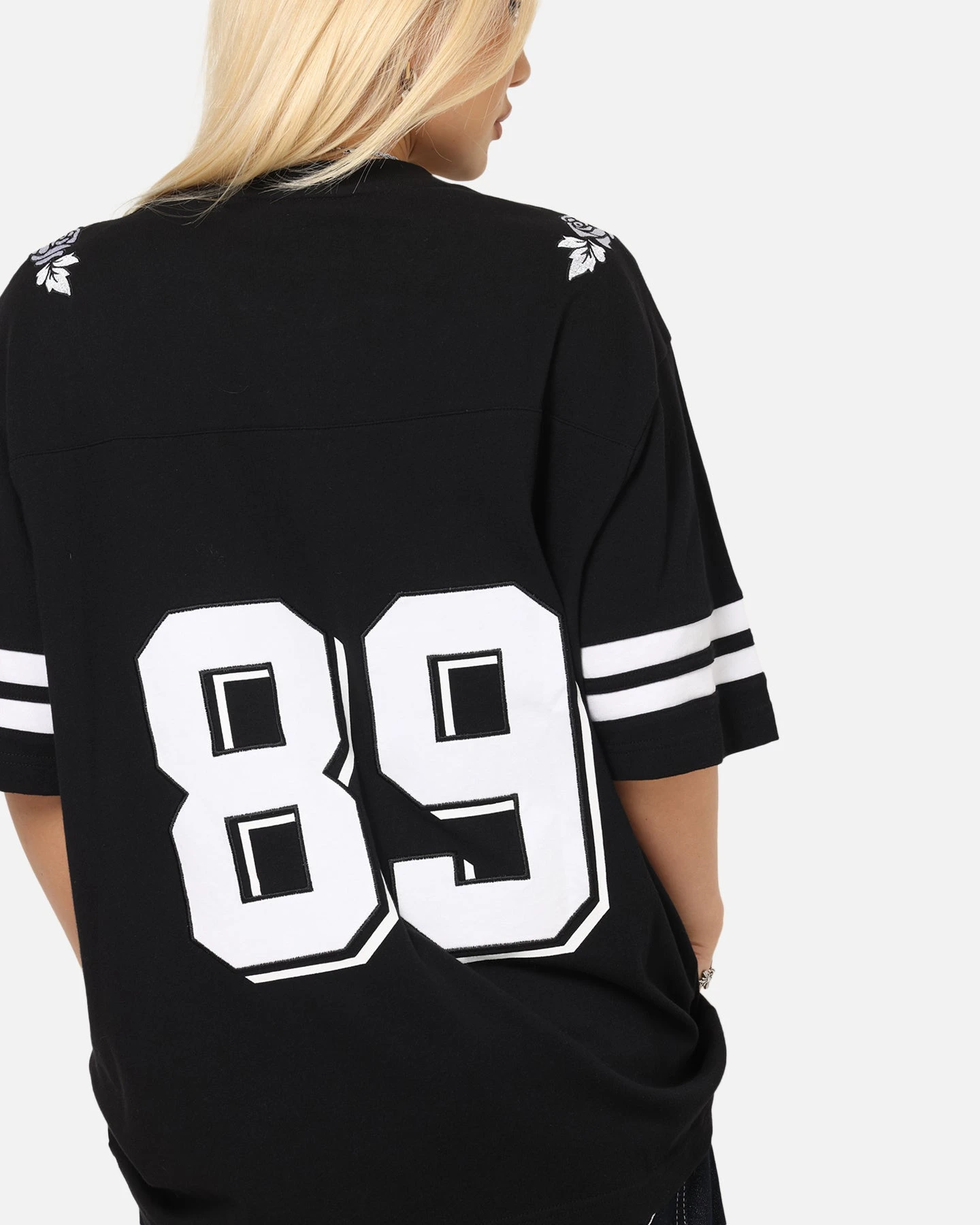 Carre Rose Bowl Football T-Shirt Black/White 10 Carre Rose Bowl Football T-Shirt Black/White - Image 8