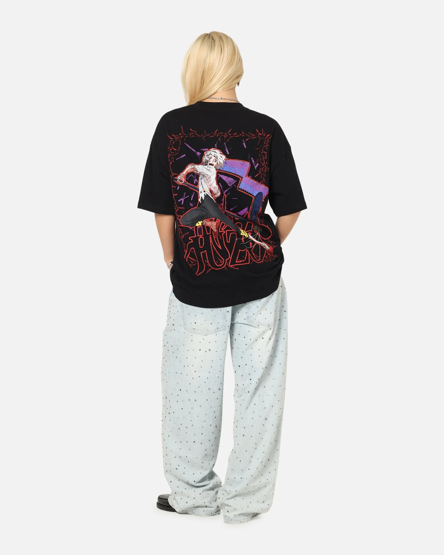 73 Studio X Tokyo Ghoul Juzo Vintage T-Shirt Black 5 73 Studio X Tokyo Ghoul Juzo Vintage T-Shirt Black - Image 3