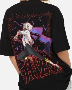 73 Studio X Tokyo Ghoul Juzo Vintage T-Shirt Black 16 73 Studio X Tokyo Ghoul Juzo Vintage T-Shirt Black -Culture Kings Shop 02054168 YB001 womens 0070