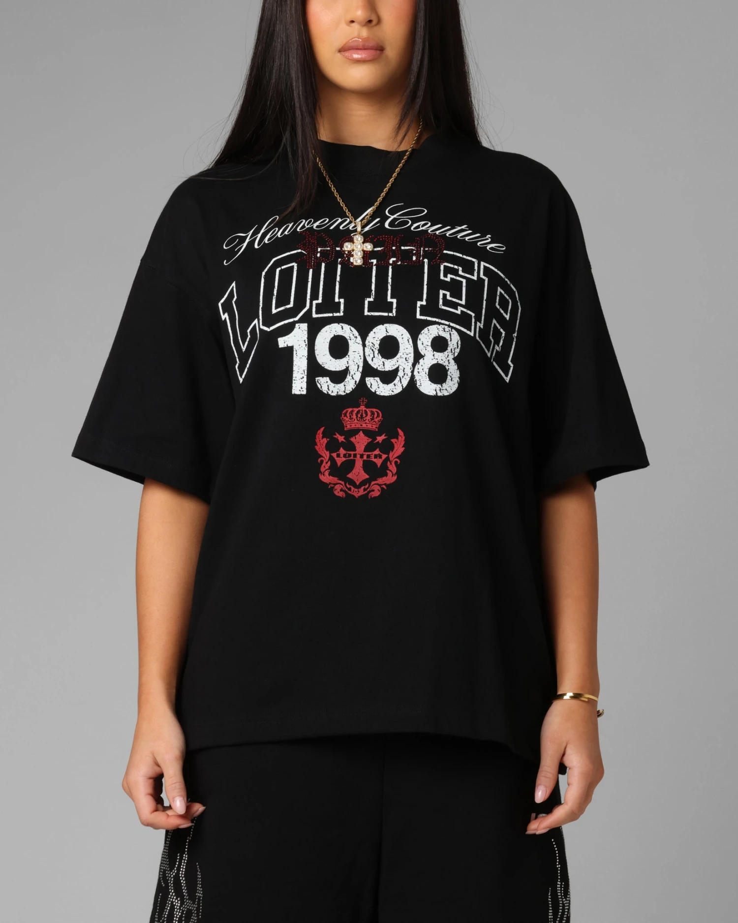 Loiter Drop Out Vintage T-Shirt Black 3 Loiter Drop Out Vintage T-Shirt Black
