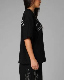 Loiter Drop Out Vintage T-Shirt Black 14 Loiter Drop Out Vintage T-Shirt Black -Culture Kings Shop 02054178 YB001 womens 0050