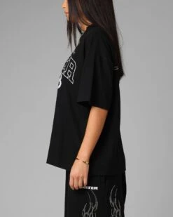 Loiter Drop Out Vintage T-Shirt Black 15 Loiter Drop Out Vintage T-Shirt Black -Culture Kings Shop 02054178 YB001 womens 0060