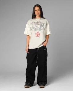 Loiter Drop Out Vintage T-Shirt Grey/White -Culture Kings Shop 02054178 YQ122 womens 0030