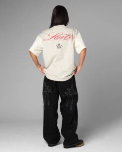 Loiter Drop Out Vintage T-Shirt Grey/White -Culture Kings Shop 02054178 YQ122 womens 0040