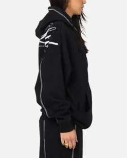 Carre Script Hoodie Black -Culture Kings Shop 02054212 YB001 womens 0050