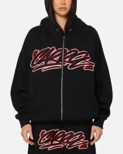 Carre Terrace Zip Hoodie Black
