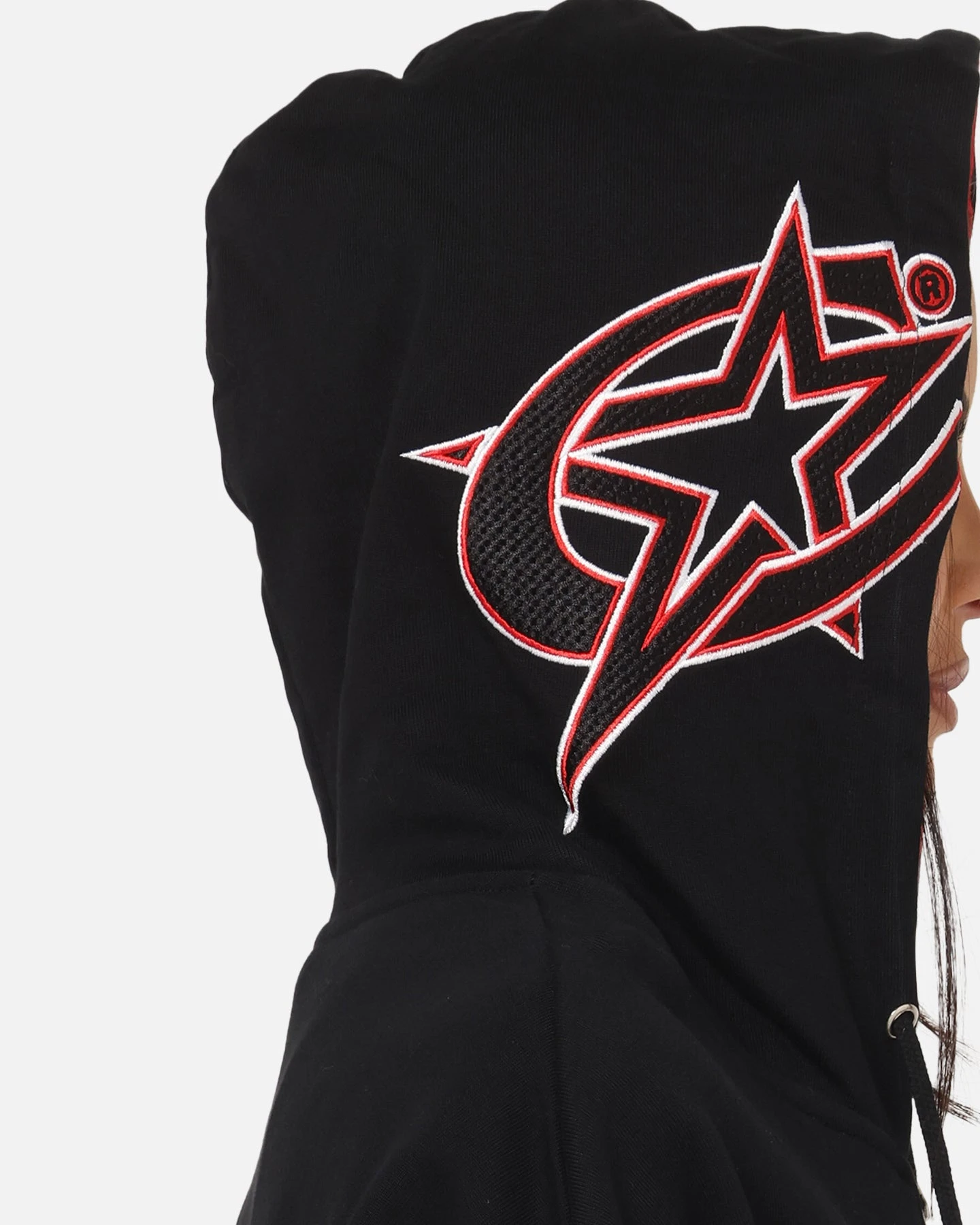 Carre Terrace Zip Hoodie Black 9 Carre Terrace Zip Hoodie Black - Image 7