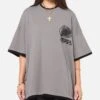 Carre Worldwide Layered T-Shirt Grey/Black 1 Carre Worldwide Layered T-Shirt Grey/Black -Culture Kings Shop 02054219 YQ029 womens 000010