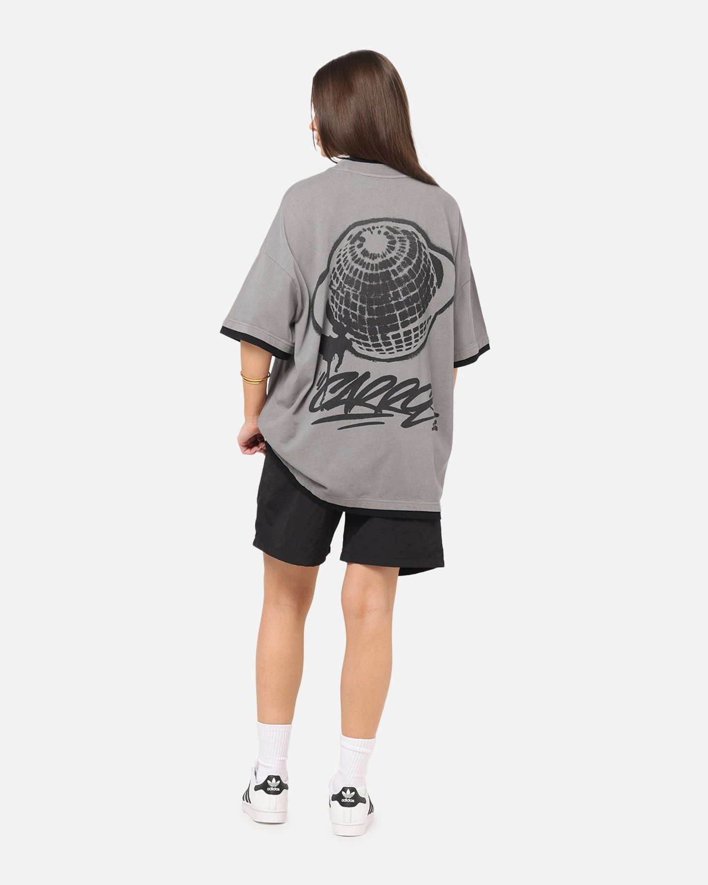 Carre Worldwide Layered T-Shirt Grey/Black 5 Carre Worldwide Layered T-Shirt Grey/Black - Image 3