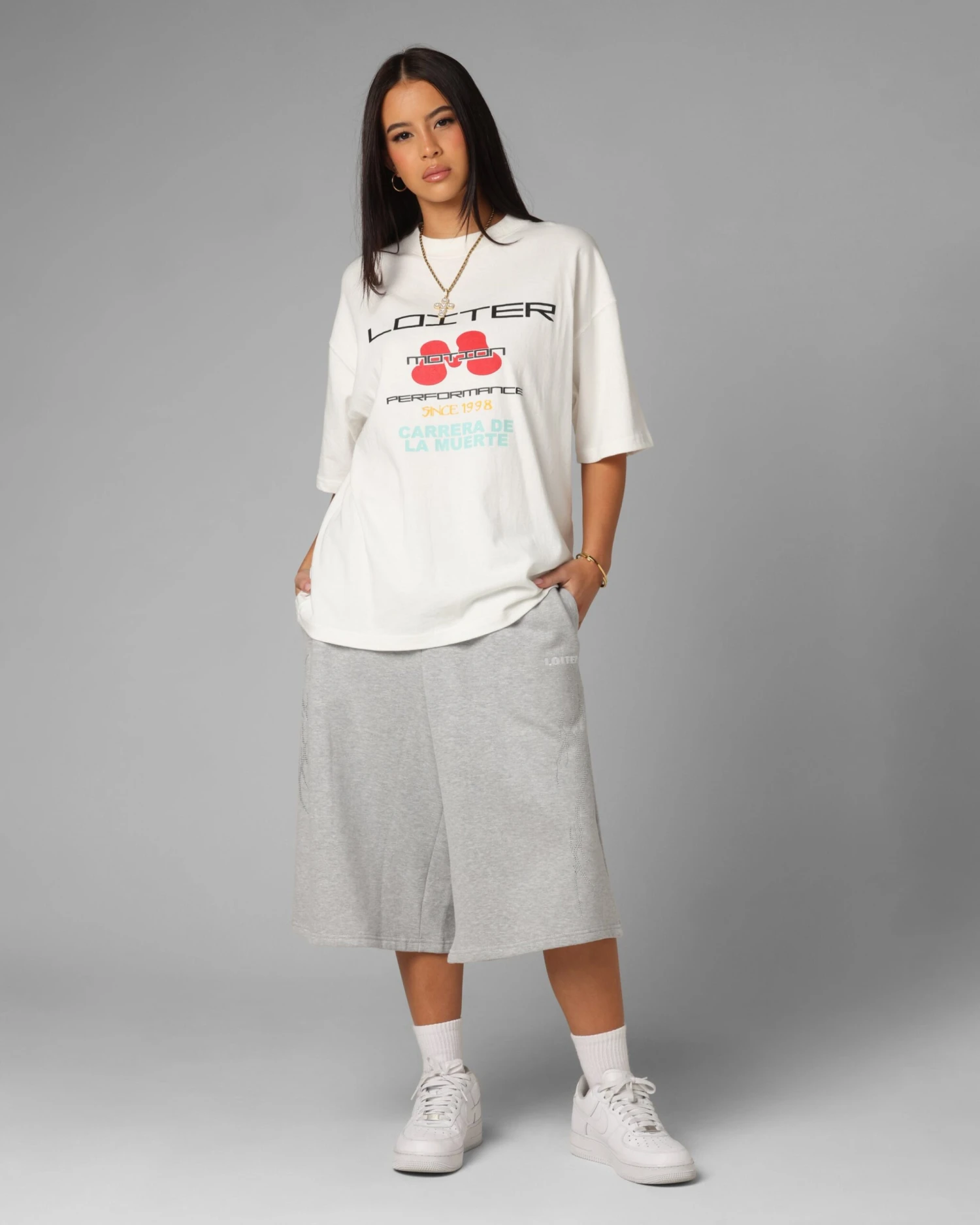 Loiter Performance Premium T-Shirt Off White 5 Loiter Performance Premium T-Shirt Off White - Image 3