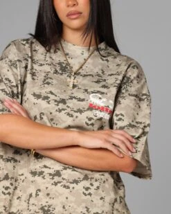 Loiter Bullrush Premium T-Shirt Digi Camo -Culture Kings Shop 02054248 YC069 womens 0080