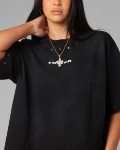 Loiter Opaque Boxy T-Shirt Black -Culture Kings Shop 02054268 YB001 womens 0060
