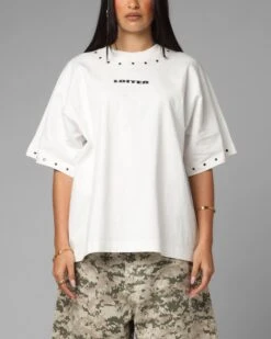 Loiter Opaque Boxy T-Shirt Off White