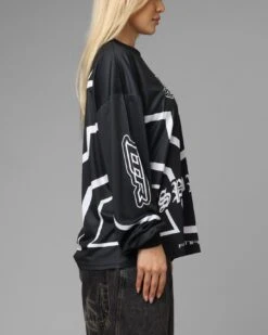 Loiter Thrill Racing Long Sleeve T-Shirt Black -Culture Kings Shop 02054294 YB001 womens 0050