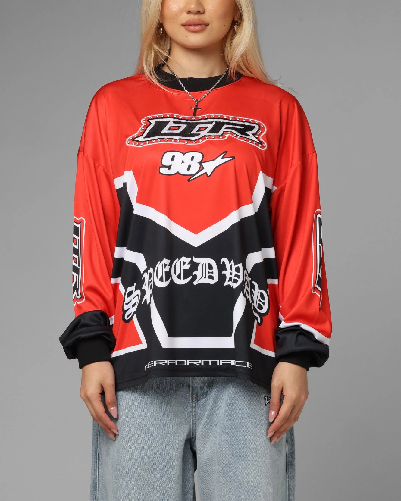 Loiter Thrill Racing Long Sleeve T-Shirt Red 3 Loiter Thrill Racing Long Sleeve T-Shirt Red