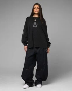 Loiter Purity Thermal Long Sleeve T-Shirt Black -Culture Kings Shop 02054311 YB001 womens 00030