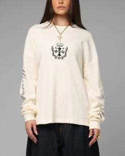 Loiter Purity Thermal Long Sleeve T-Shirt Off White