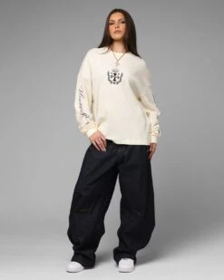 Loiter Purity Thermal Long Sleeve T-Shirt Off White -Culture Kings Shop 02054311 YO007 womens 00030