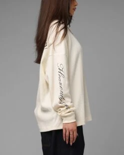 Loiter Purity Thermal Long Sleeve T-Shirt Off White -Culture Kings Shop 02054311 YO007 womens 00050