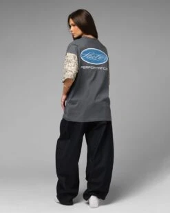 Loiter Rodeo T-Shirt Black/Camo -Culture Kings Shop 02054312 YB031 womens 0040