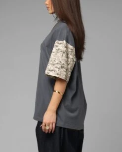 Loiter Rodeo T-Shirt Black/Camo -Culture Kings Shop 02054312 YB031 womens 0050