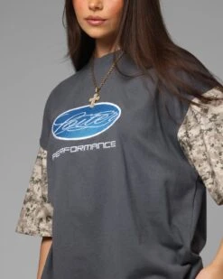 Loiter Rodeo T-Shirt Black/Camo -Culture Kings Shop 02054312 YB031 womens 0070