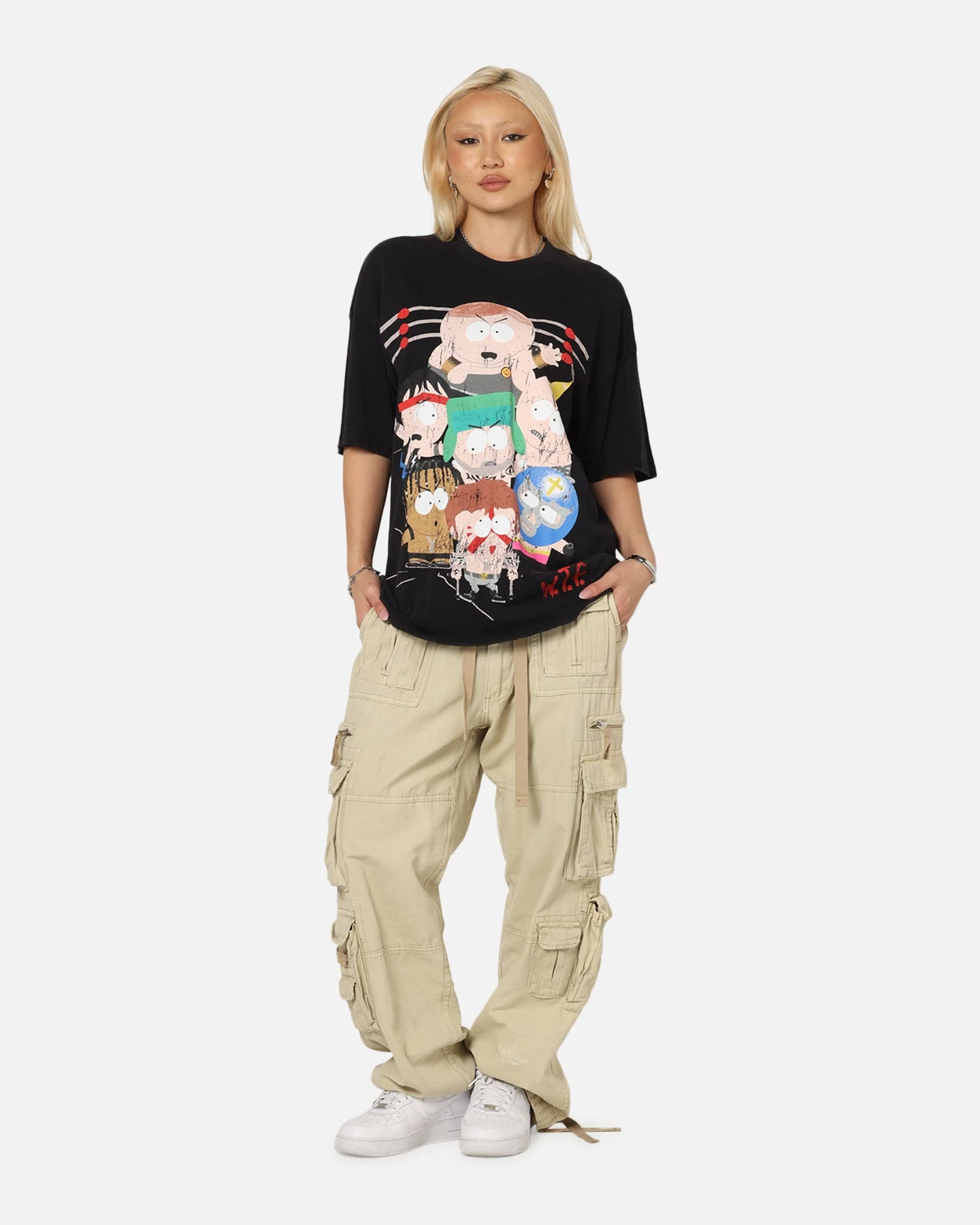 73 Studio X South Park WTF Vintage T-Shirt Black Acidwash 5 73 Studio X South Park WTF Vintage T-Shirt Black Acidwash - Image 3
