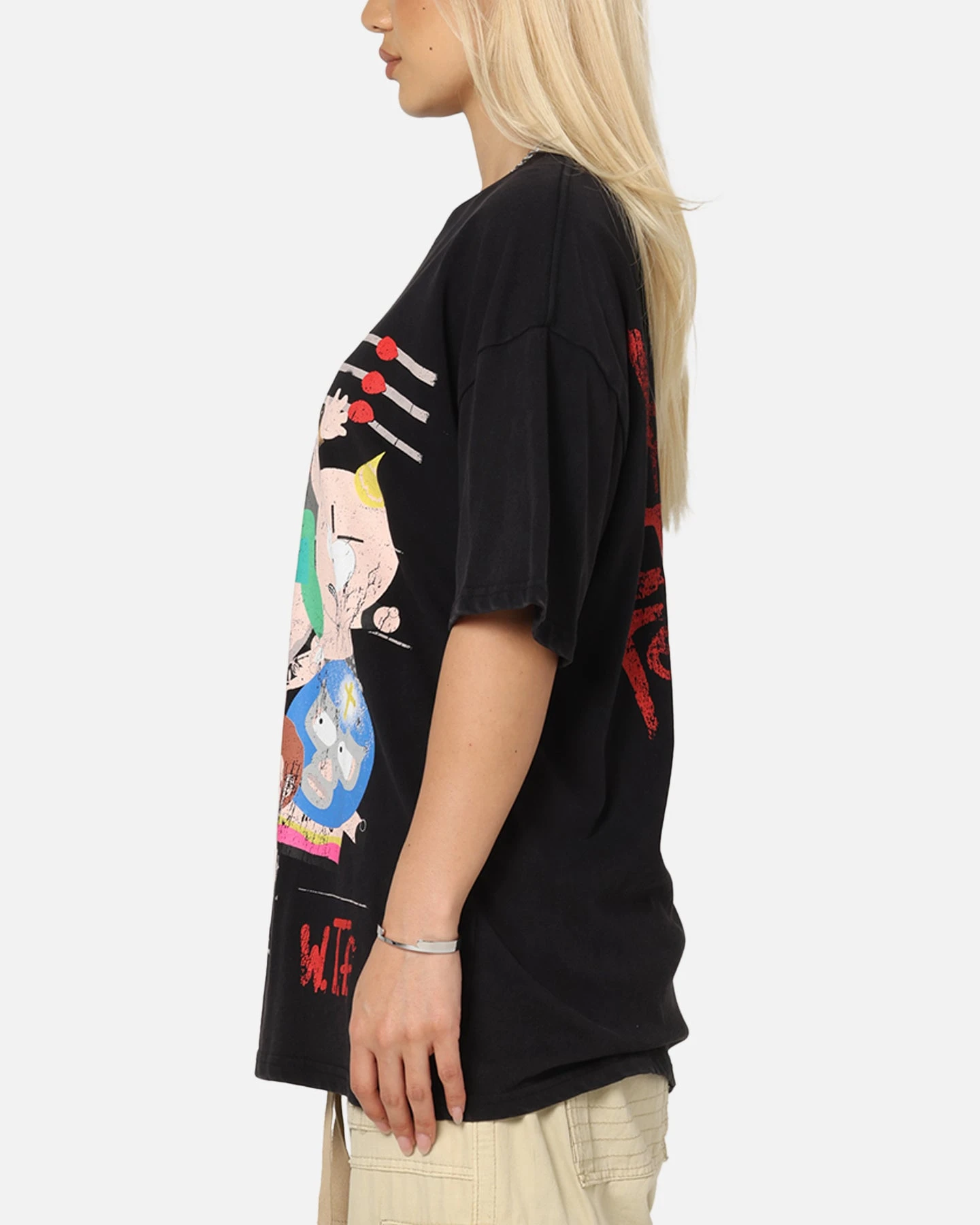 73 Studio X South Park WTF Vintage T-Shirt Black Acidwash 8 73 Studio X South Park WTF Vintage T-Shirt Black Acidwash - Image 6