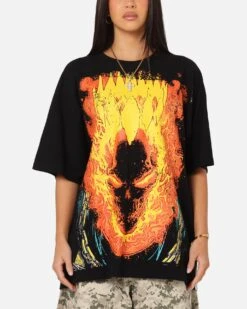American Thrift Marvel Ghost Rider All Over Print T-Shirt Black