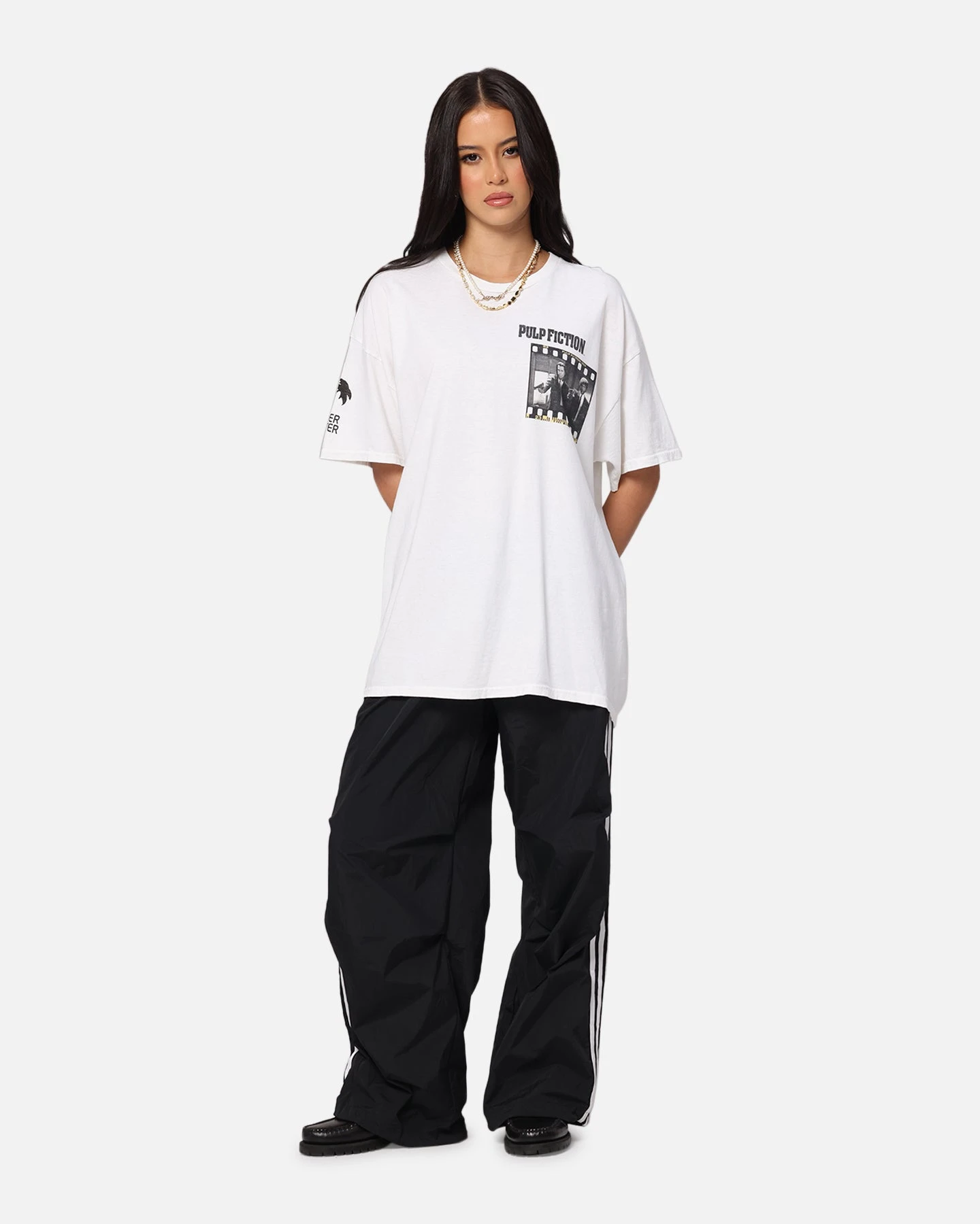 Pulp Fiction Montage T-Shirt White Vintage 6 Pulp Fiction Montage T-Shirt White Vintage - Image 4