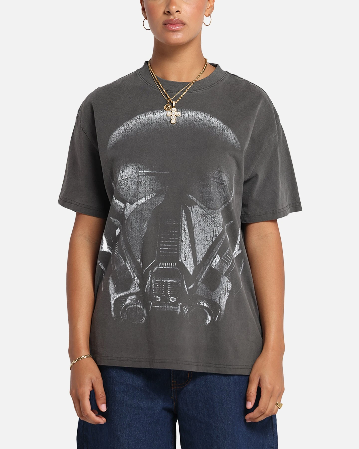 73 Studio Star Wars Death Trooper Vintage T-Shirt Black Wash 3 73 Studio Star Wars Death Trooper Vintage T-Shirt Black Wash