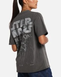 73 Studio Star Wars Death Trooper Vintage T-Shirt Black Wash 17 73 Studio Star Wars Death Trooper Vintage T-Shirt Black Wash -Culture Kings Shop 02054390 YB295 womens 0080