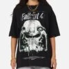 73 Studio X Fallout '15 Fallout 4 Vintage T-Shirt Black Acidwash