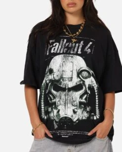 73 Studio X Fallout '15 Fallout 4 Vintage T-Shirt Black Acidwash -Culture Kings Shop 02054424 YB017 womens 0070