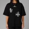 Loiter Destruction T-Shirt Black Wash -Culture Kings Shop 02054587 YB295 womens 0010