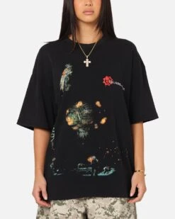 73 Studio X Gears Of War '06 Mad World Vintage T-Shirt Black Acidwash