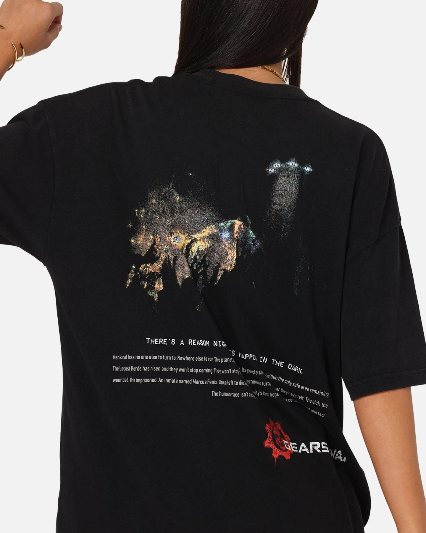 73 Studio X Gears Of War '06 Mad World Vintage T-Shirt Black Acidwash 10 73 Studio X Gears Of War '06 Mad World Vintage T-Shirt Black Acidwash - Image 8