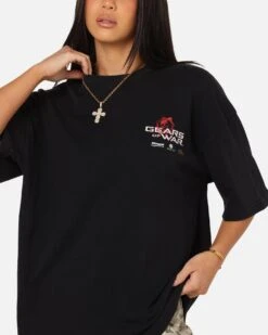 73 Studio X Gears Of War Lancer Vintage T-Shirt Black Acidwash 17 73 Studio X Gears Of War Lancer Vintage T-Shirt Black Acidwash -Culture Kings Shop 02054867 YB017 womens 0080
